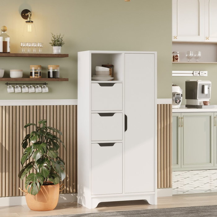 Hanah Home Armario Multiusos LIB1-W Blanco Hanah Home Armario Multiusos LIB1-W Blanco
